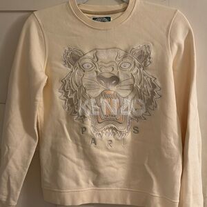 KENZO Tiger Cream Sweatshirt 
Size small
Never been worn.